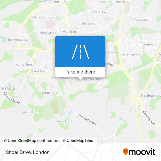 Shoal Drive map