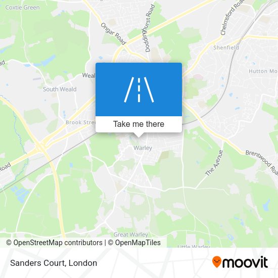 Sanders Court map
