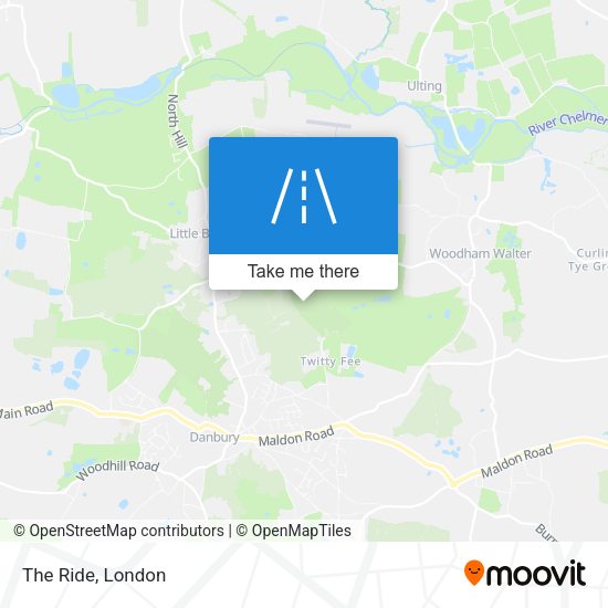 The Ride map