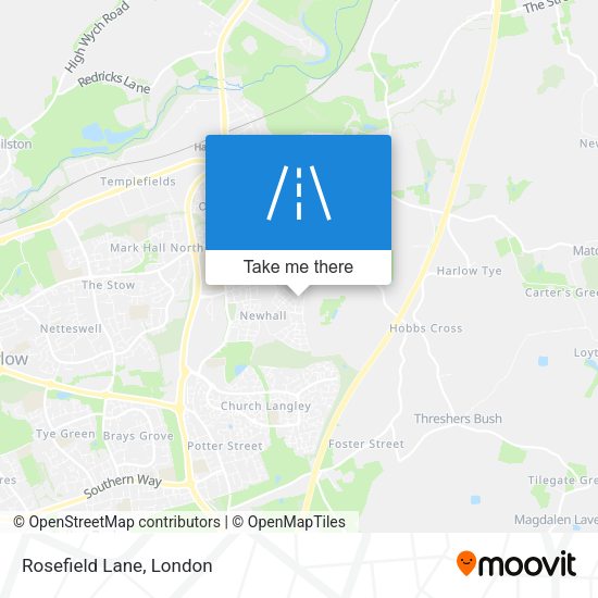 Rosefield Lane map
