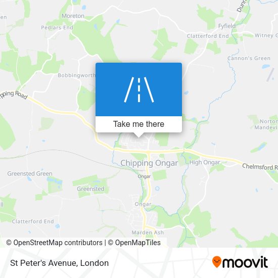 St Peter's Avenue map
