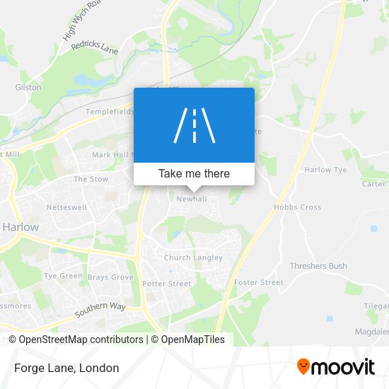 Forge Lane map