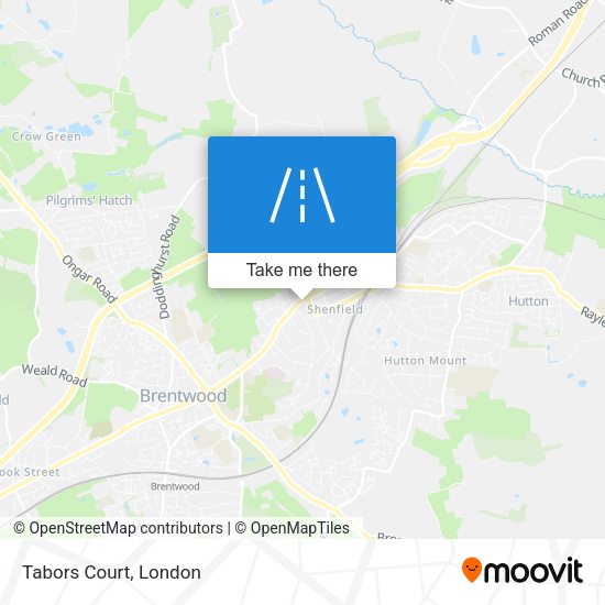 Tabors Court map
