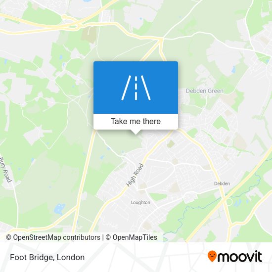 Foot Bridge map