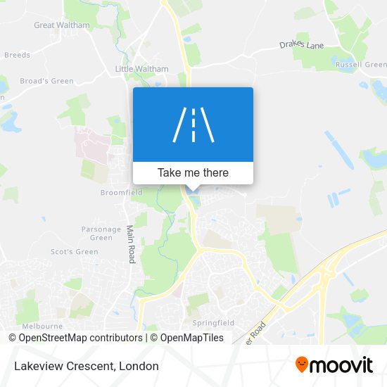 Lakeview Crescent map