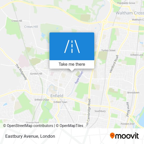 Eastbury Avenue map