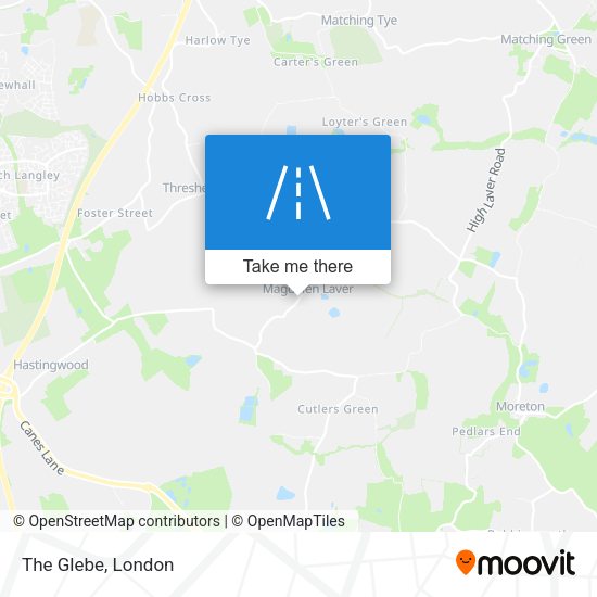 The Glebe map