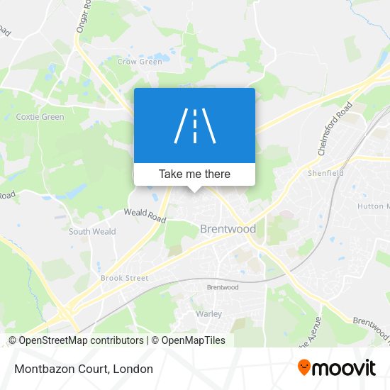 Montbazon Court map