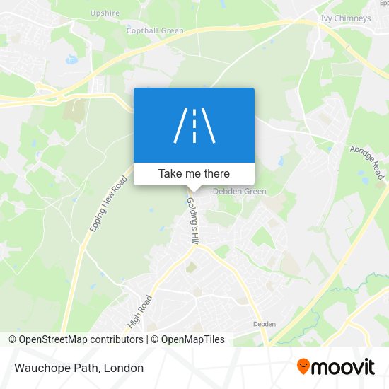 Wauchope Path map