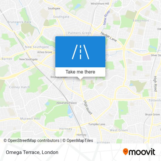 Omega Terrace map