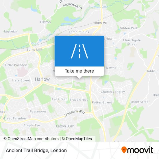 Ancient Trail Bridge map