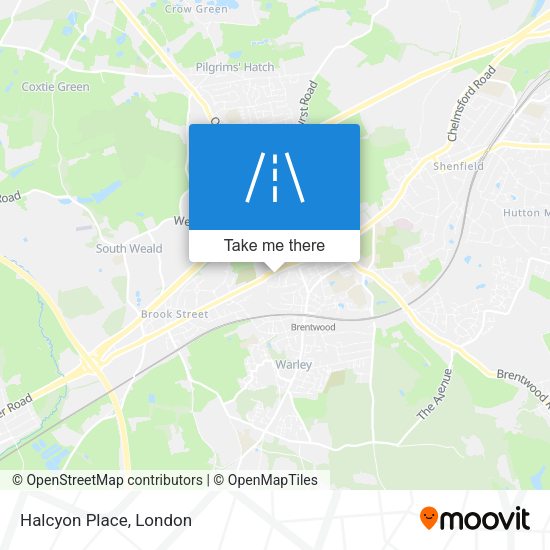 Halcyon Place map