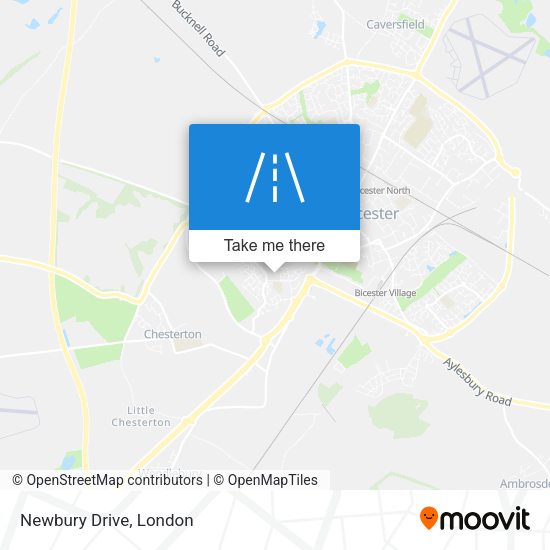 Newbury Drive map