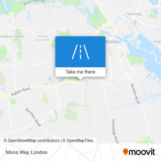 Mons Way map