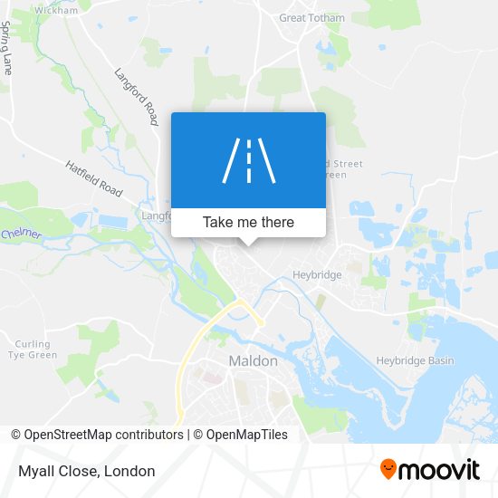 Myall Close map