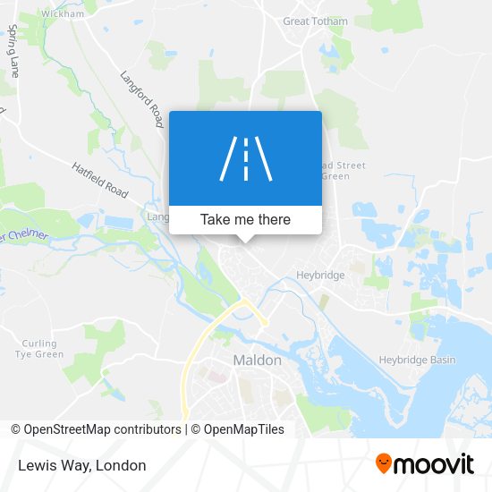 Lewis Way map