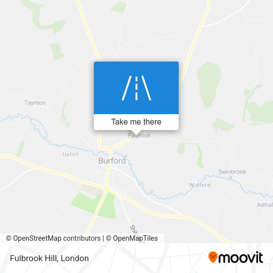 Fulbrook Hill map