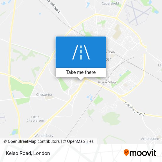 Kelso Road map