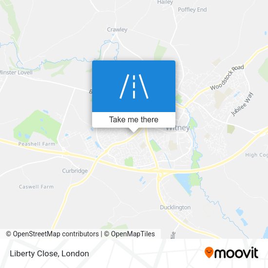 Liberty Close map