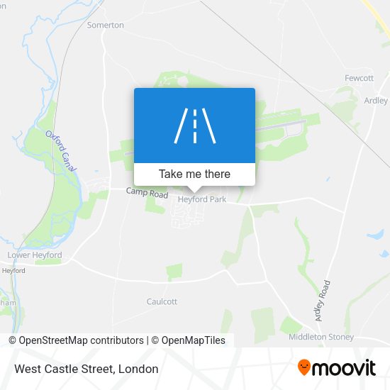 West Castle Street map