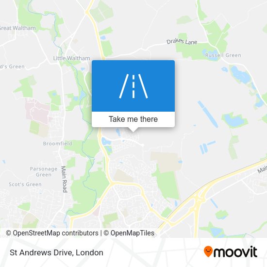 St Andrews Drive map