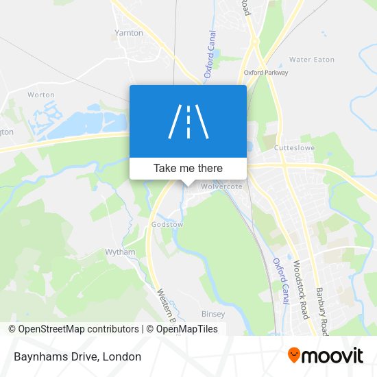 Baynhams Drive map