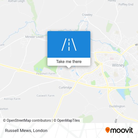 Russell Mews map