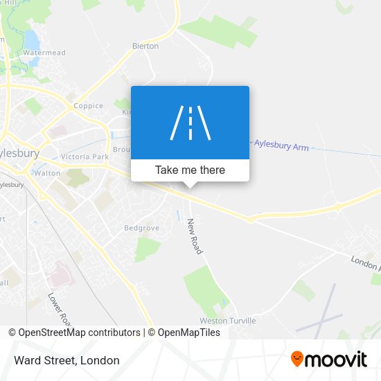 Ward Street map