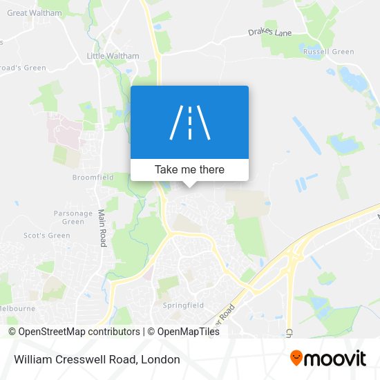 William Cresswell Road map