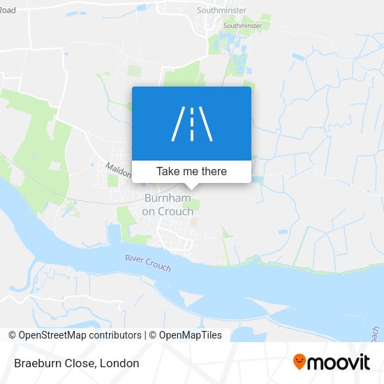 Braeburn Close map