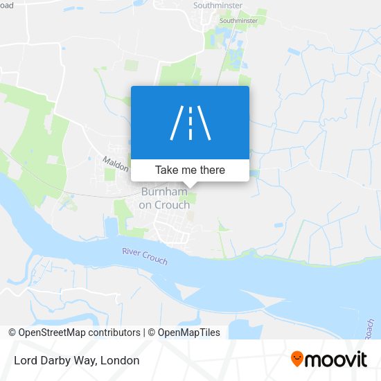 Lord Darby Way map