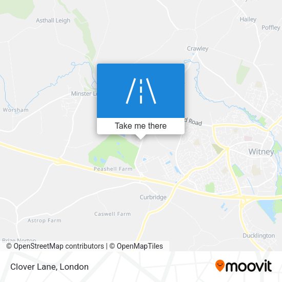 Clover Lane map
