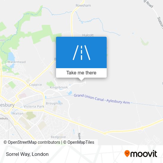 Sorrel Way map