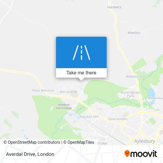 Averdal Drive map
