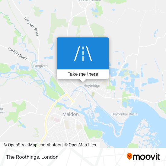 The Roothings map
