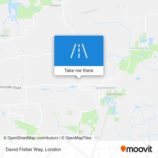 David Fisher Way map