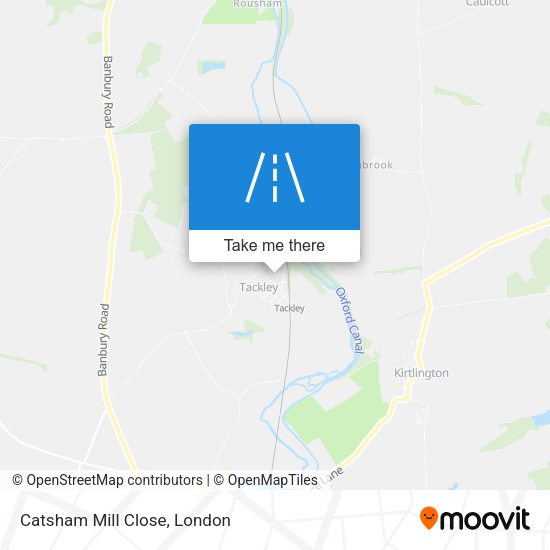Catsham Mill Close map