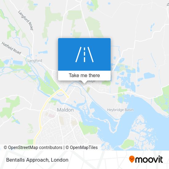 Bentalls Approach map