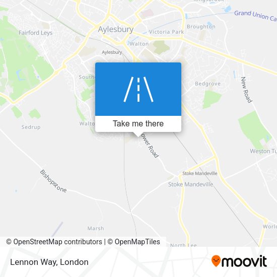 Lennon Way map