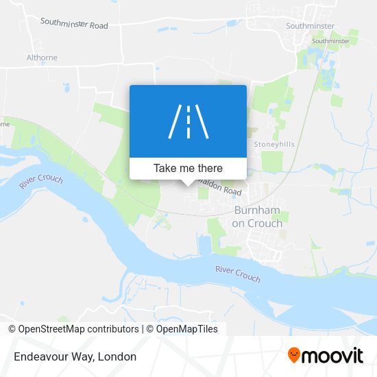 Endeavour Way map