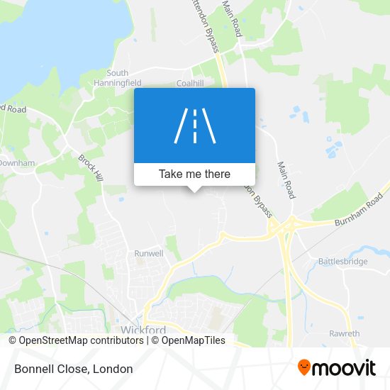 Bonnell Close map