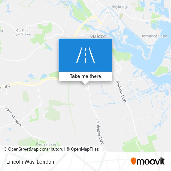 Lincoln Way map