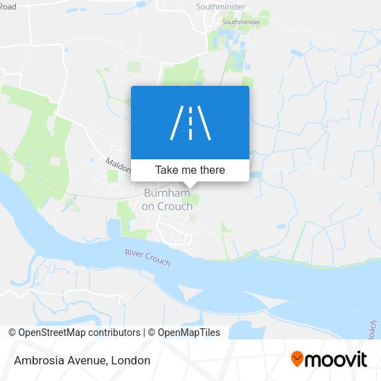 Ambrosia Avenue map