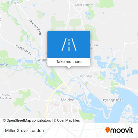 Miller Grove map