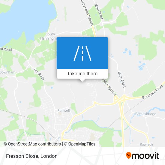Fresson Close map