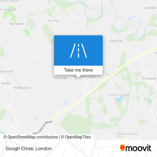 Gough Close map