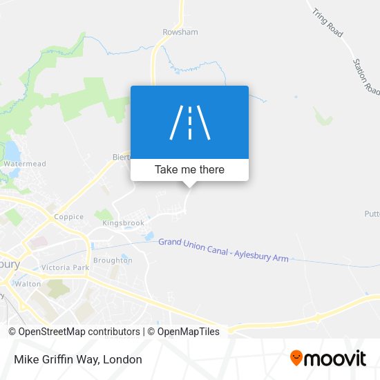 Mike Griffin Way map