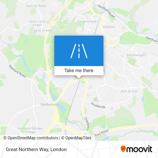Great Northern Way map