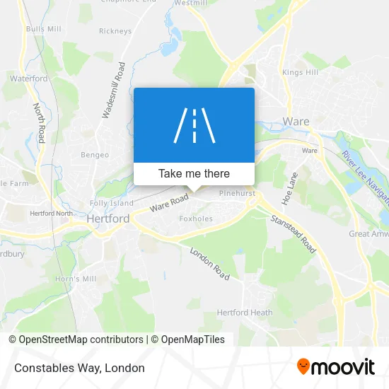 Constables Way map