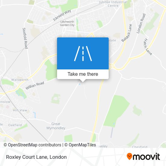 Roxley Court Lane map